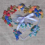 grille gratuite broderie ruban