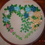 grille gratuite broderie ruban