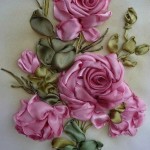 grille gratuite broderie ruban