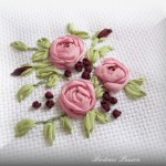 grille gratuite broderie ruban