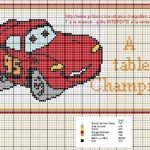 grille à broder cars