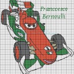 grille à broder cars