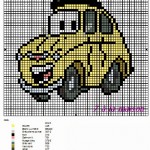 grille à broder cars