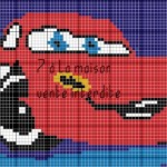 grille à broder cars