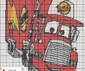 grille à broder cars