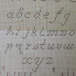 modèle broderie alphabet