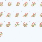 modèle broderie alphabet