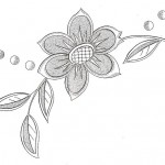 modèle broderie blanche gratuit