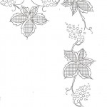 modèle broderie blanche gratuit