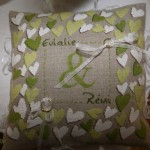 modèle broderie coussin alliance