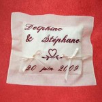 modèle broderie coussin alliance