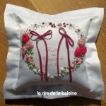 modèle broderie coussin alliance