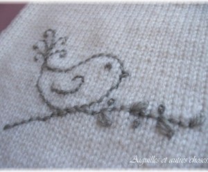 modèle broderie facile