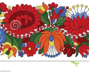 modèle broderie hongroise