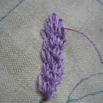 modèle broderie lavande