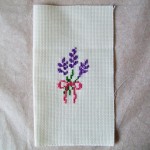 modèle broderie lavande