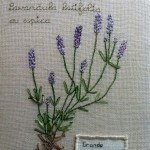 modèle broderie lavande