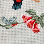 modèle broderie oiseau