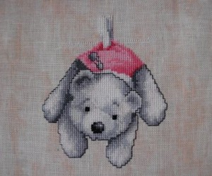 modèle broderie ourson