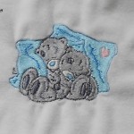 modèle broderie ourson