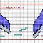 modèle broderie serviette toilette