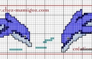 modèle broderie serviette toilette