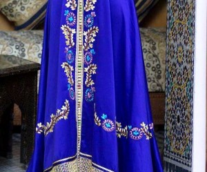 motif broderie caftan