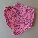 motif broderie dragon