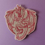 motif broderie dragon