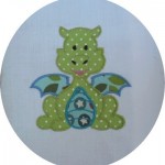 motif broderie dragon