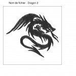 motif broderie dragon