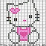 motif broderie hello kitty
