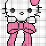 motif broderie hello kitty