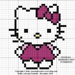 motif broderie hello kitty
