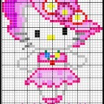motif broderie hello kitty