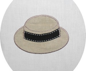 motif broderie homme