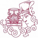 motif broderie homme