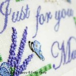 motif broderie lavande