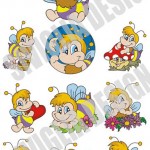 motif broderie naissance