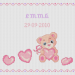 motif broderie naissance