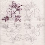 motif broderie pour nappe