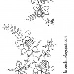 motif broderie pour nappe