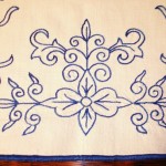 motif broderie pour nappe