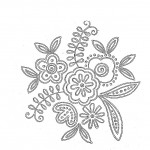 motif broderie pour nappe