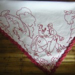 motif broderie pour nappe