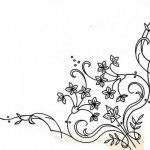 motif broderie pour nappe