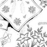 motif broderie pour nappe