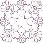 motif broderie pour nappe