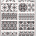 motif broderie pour tricot