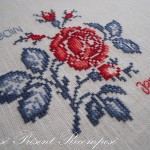 motif de broderie en point de croix